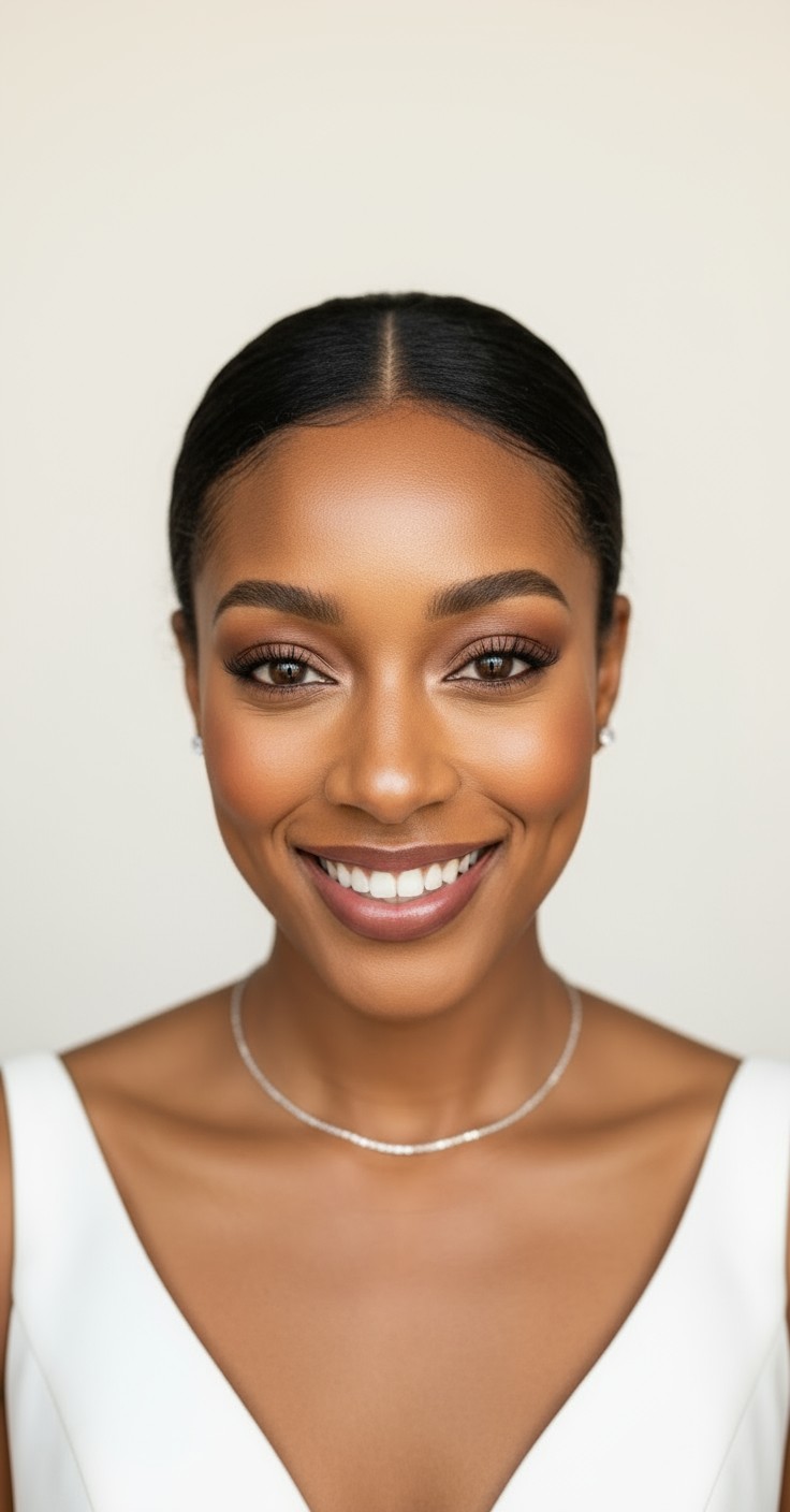 After Wedding Low Bun Updo